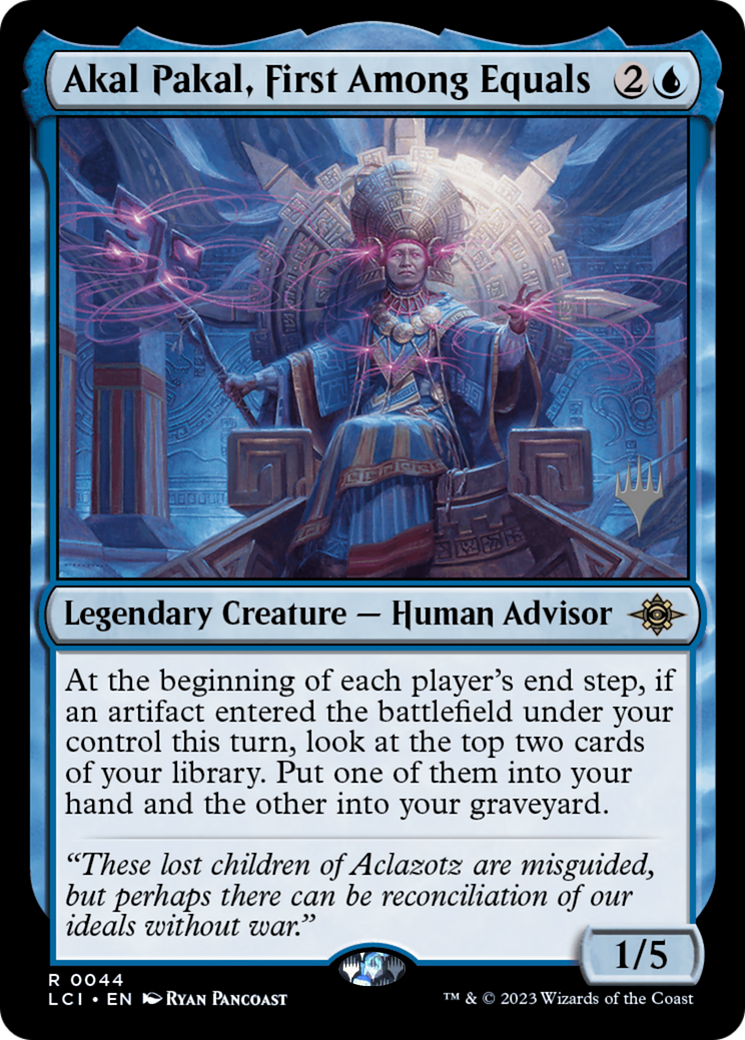 Akal Pakal, premier parmi ses égaux (Pack promotionnel) [Les cavernes perdues d'Ixalan Promos] 