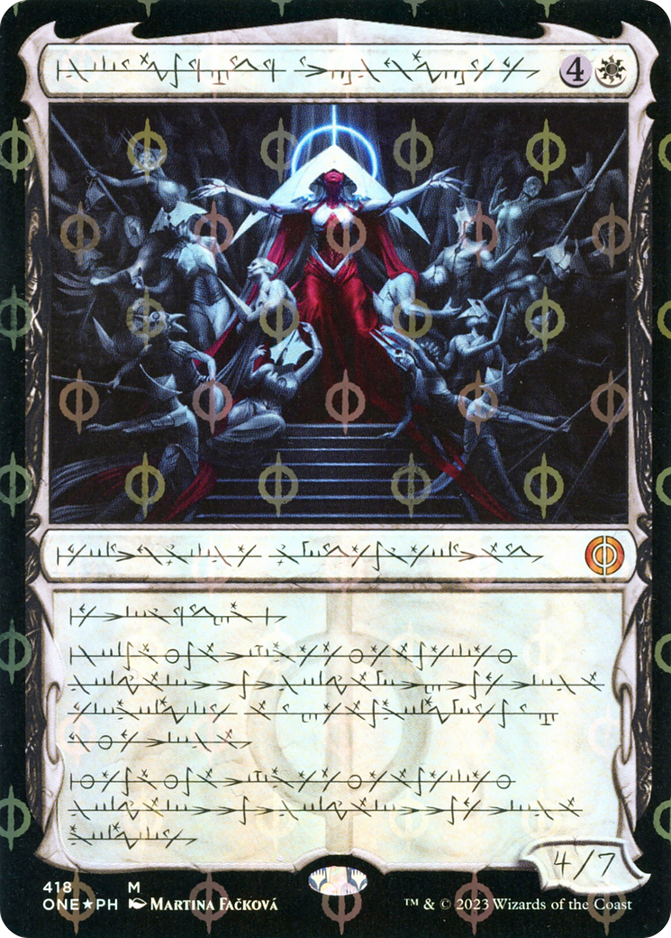 Elesh Norn, Mère des Machines (Phyrexian Step-and-Compleat Foil) [Phyrexia : All Will Be One] 