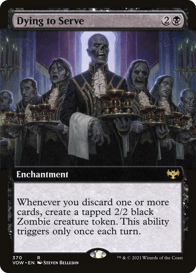 Mourir de servir (Art étendu) [Innistrad: Crimson Vow] 