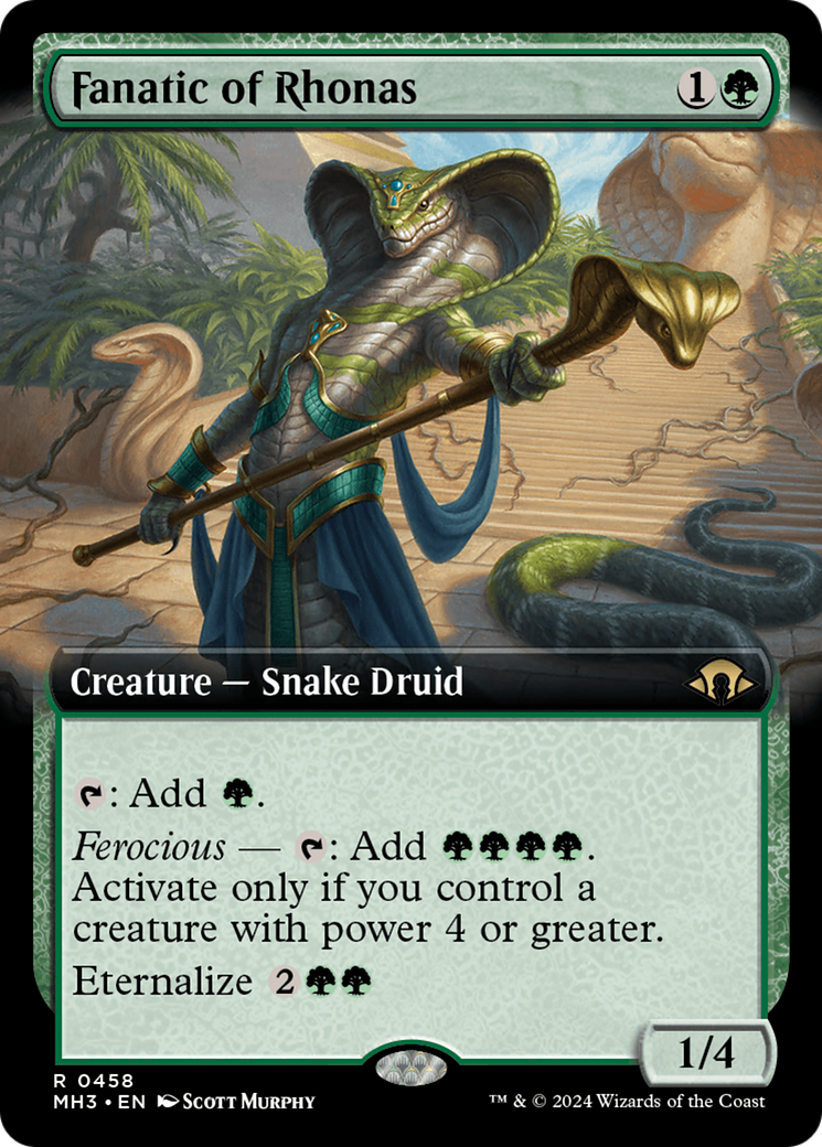 Fanatique de Rhonas (Art étendu) [Modern Horizons 3] 