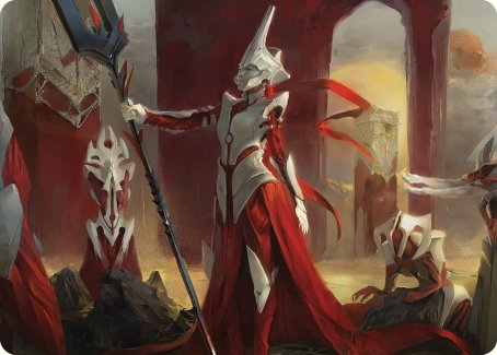 Carte d’art fanatique en porcelaine [Phyrexia : All Will Be One Art Series] 
