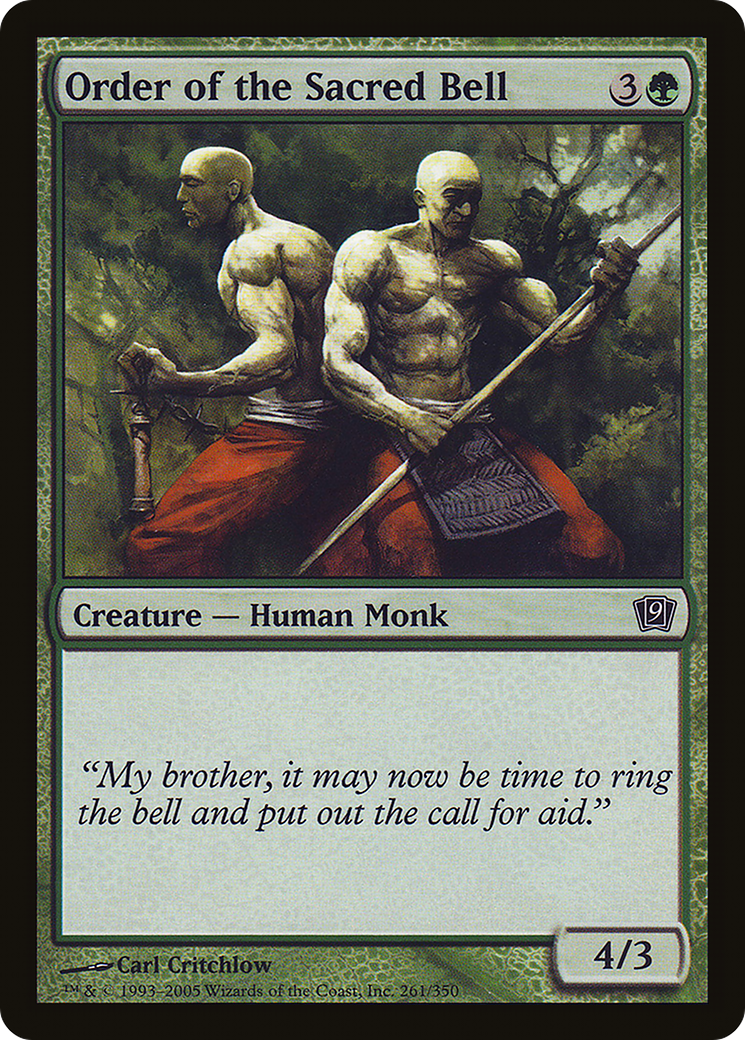 Order of the Sacred Bell (9ED-261★) - 9th Edition Foil