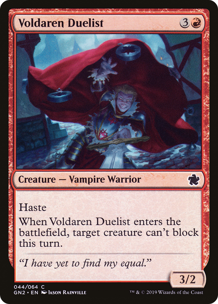 Duelliste Voldaren [Game Night 2019] 