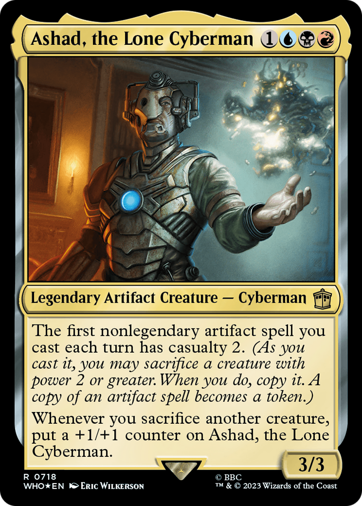 Ashad, le Cyberman solitaire (Surge Foil) [Doctor Who] 