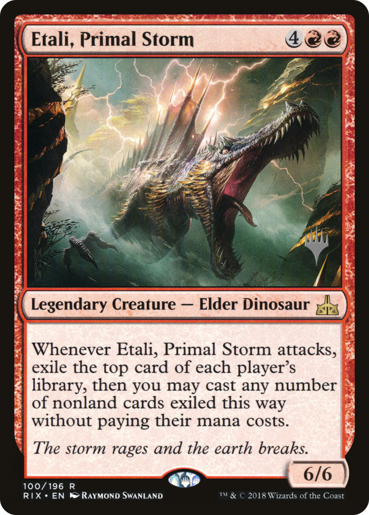 Etali, Primal Storm (Pack Promo) [Promos Rivals of Ixalan] 