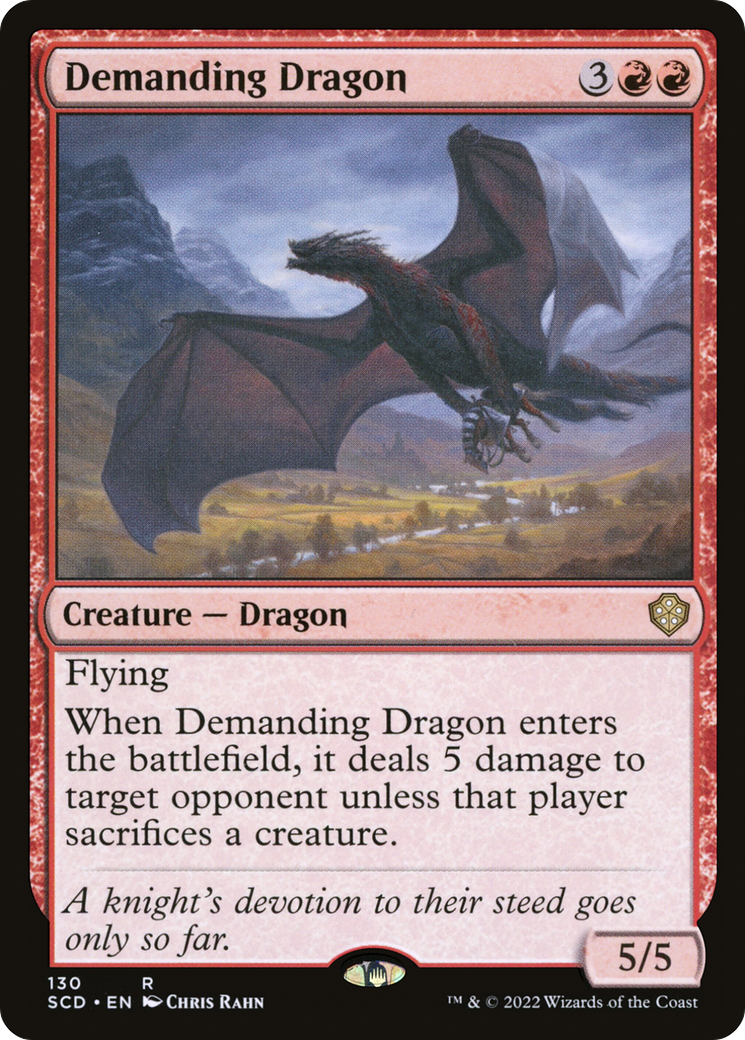 Dragon Exigeant [Decks Commander de Démarrage] 