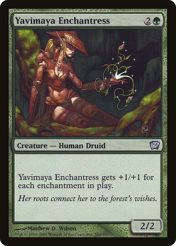 Yavimaya Enchantress (9ED-284★) - 9th Edition Foil