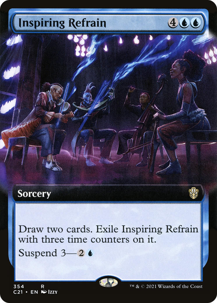 Refrain inspirant (Art étendu) [Commander 2021] 