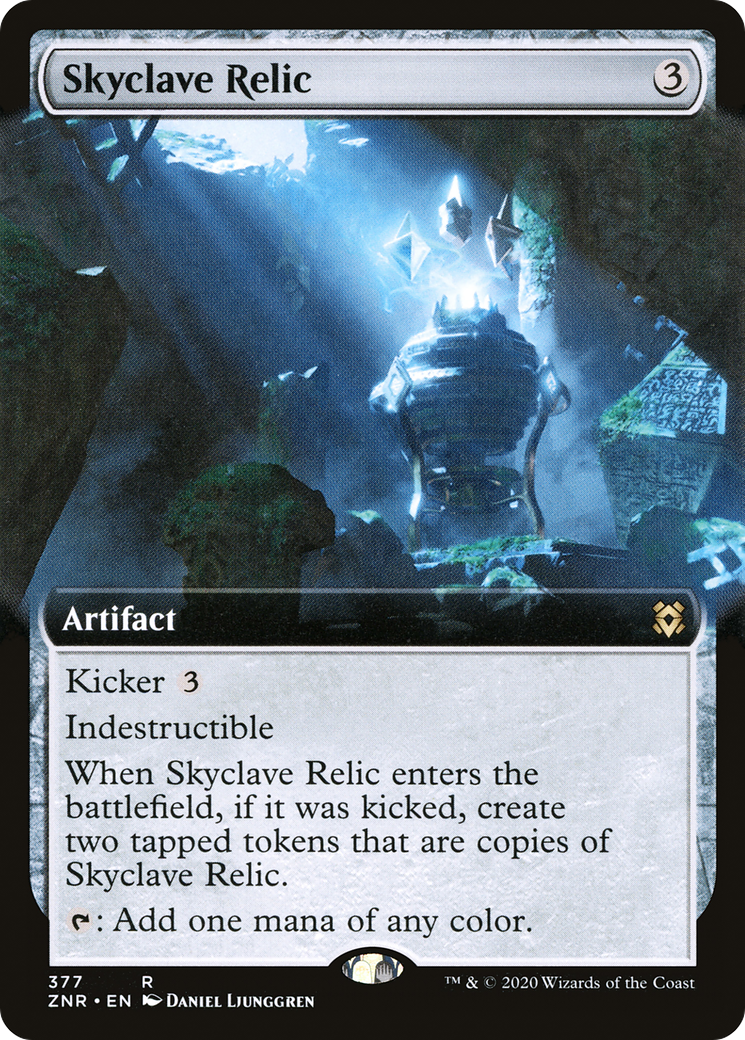 Relique du Skyclave (art étendu) [Zendikar Rising] 