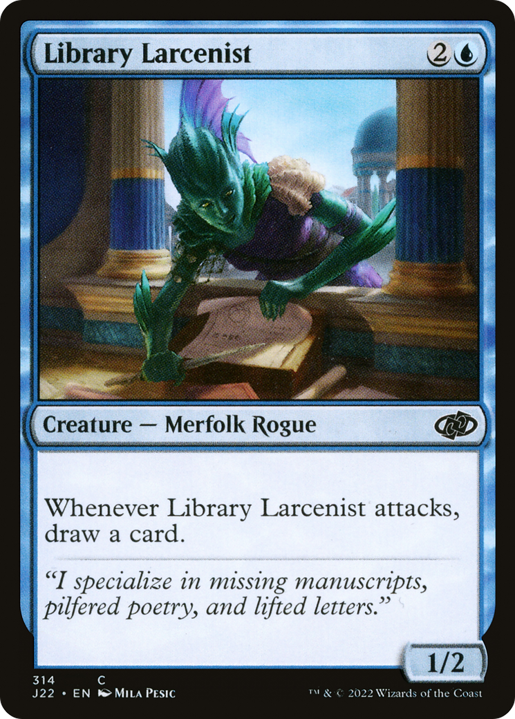 Larcéniste de bibliothèque [Jumpstart 2022] 