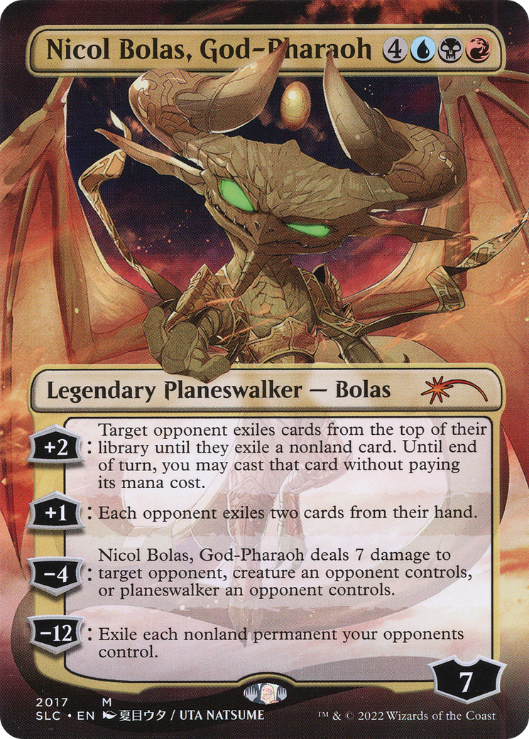 Nicol Bolas, Dieu-Pharaon (sans frontières) [Kit de compte à rebours du 30e anniversaire de Secret Lair] 
