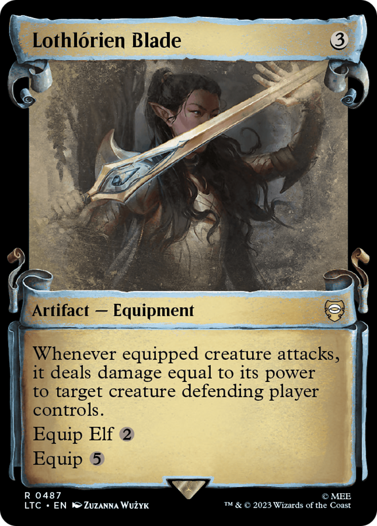 Lothlórien Blade (LTC-487) - Tales of Middle-earth Commander: (Showcase)
