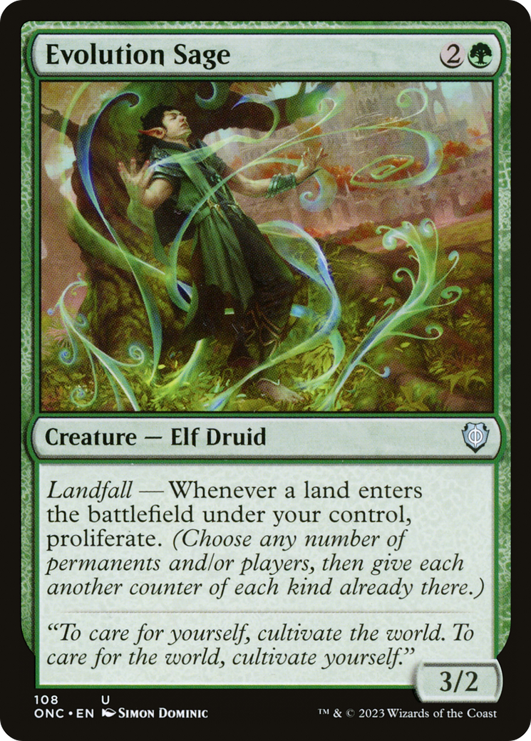 Evolution Sage [Phyrexia : Tous seront un seul commandant] 