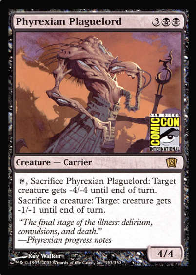 Phyrexian Plaguelord (San Diego Comic Con surdimensionné) [Cartes surdimensionnées] 