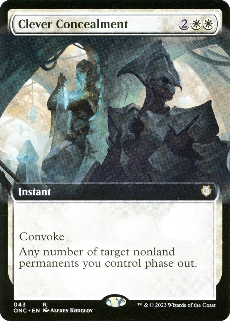 Dissimulation intelligente (art étendu) [Phyrexia : tous seront un seul commandant] 