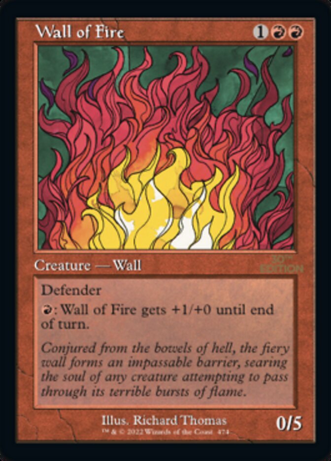 Mur de feu (rétro) [édition 30e anniversaire] 