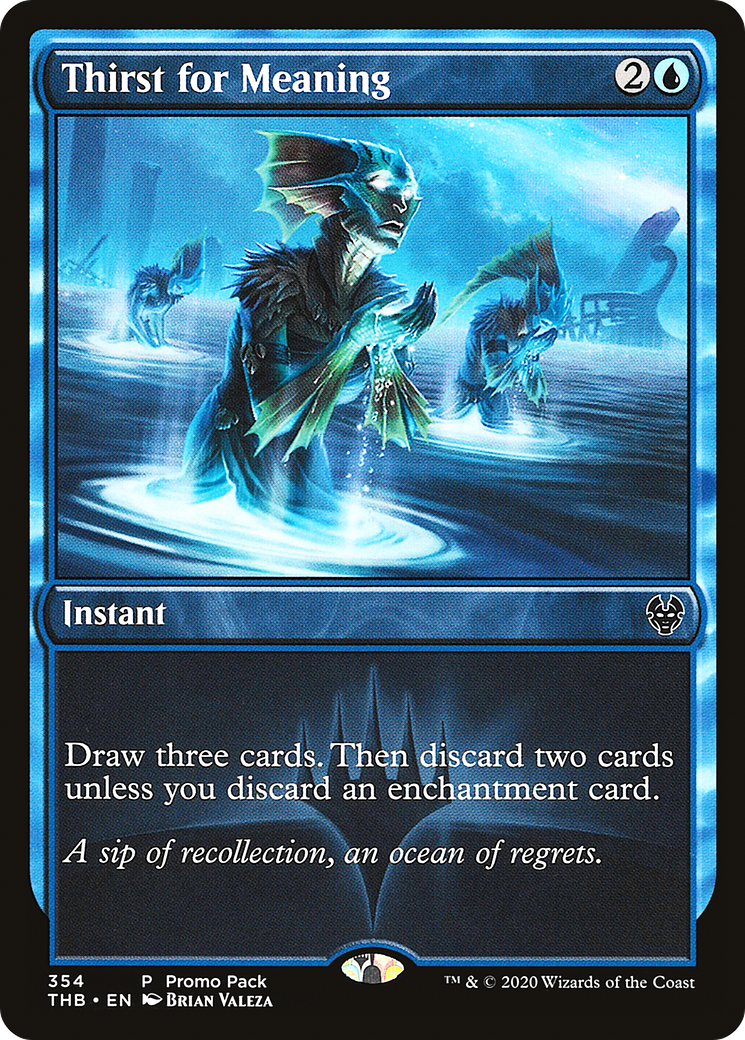 Soif de sens (Pack promotionnel) [Theros Beyond Death Promos] 