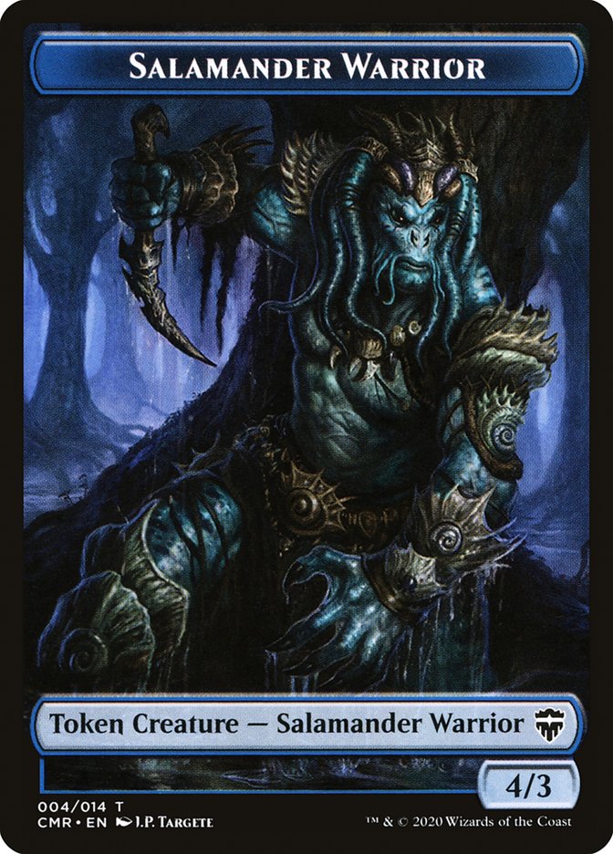 Copie (013) // Jeton double face Salamandre Warrior [Jetons Légendes du Commandant] 