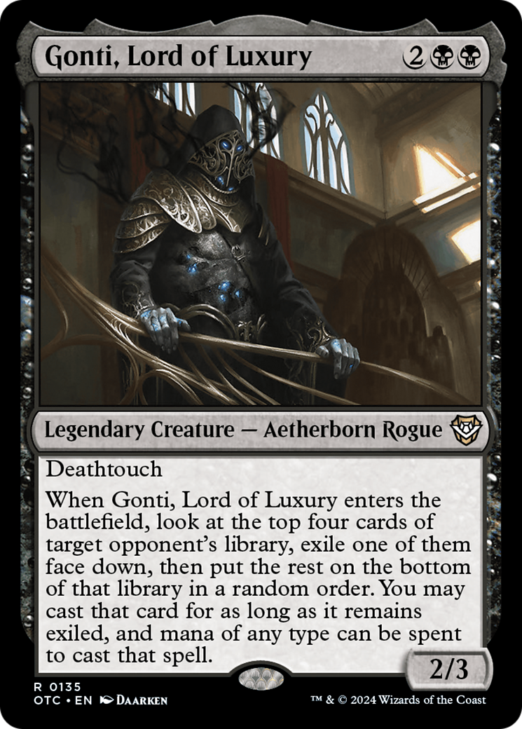 Gonti, Seigneur du Luxe [Commandant des hors-la-loi de Thunder Junction] 