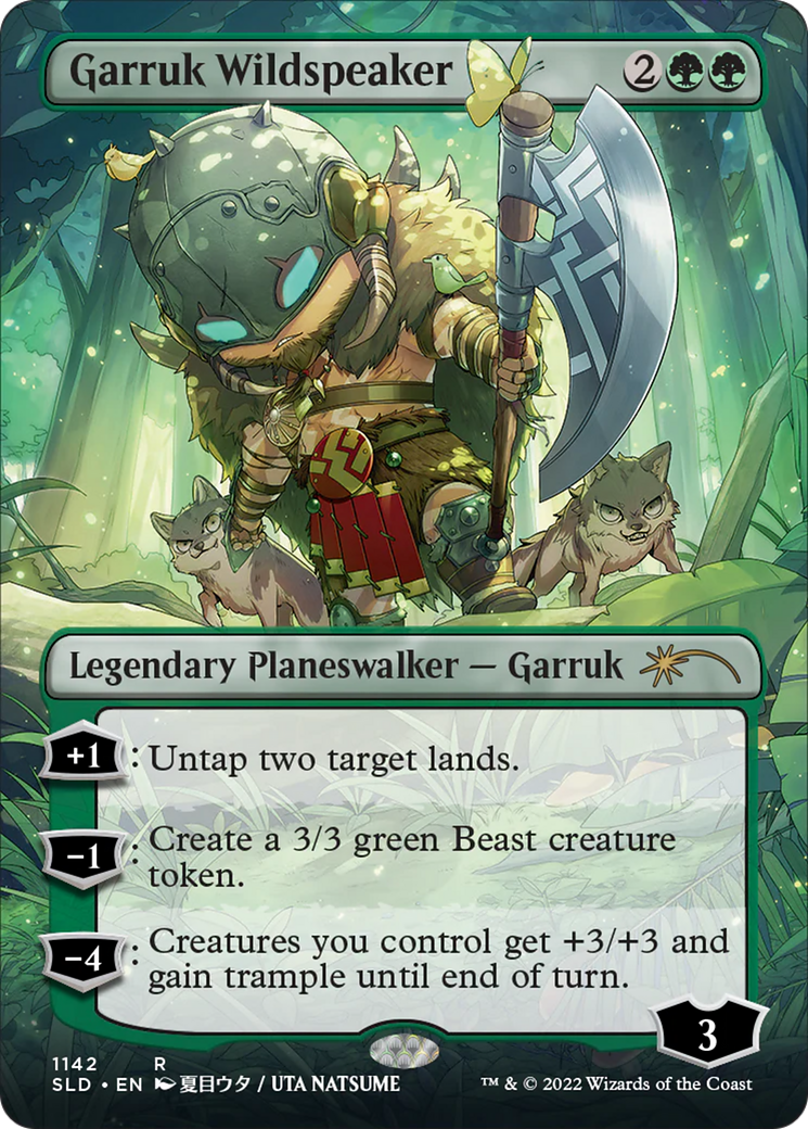 Garruk Wildspeaker (Borderless) [Série Secret Lair Drop] 