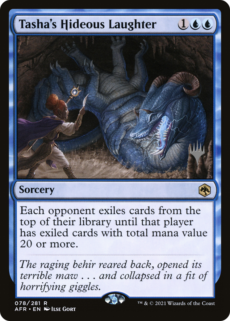 Tasha's Hideous Laughter (PPAFR-78P) - Adventures in the Forgotten Realms Promos