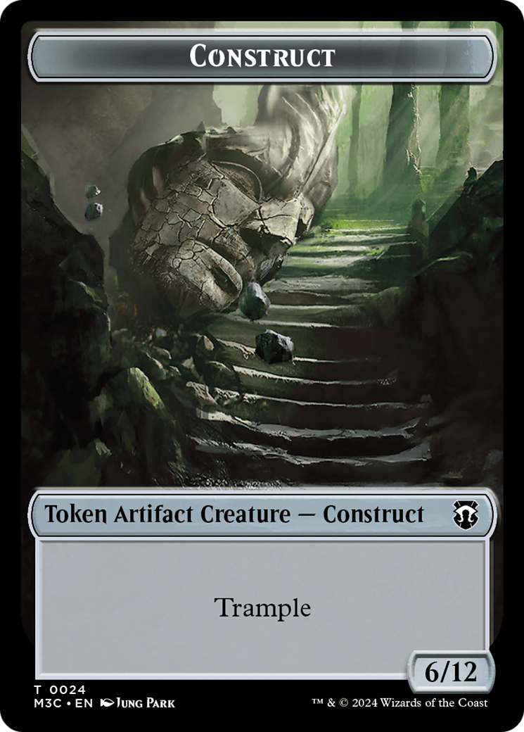 Construction // Jeton double face Myr [Jetons de commandant Modern Horizons 3] 