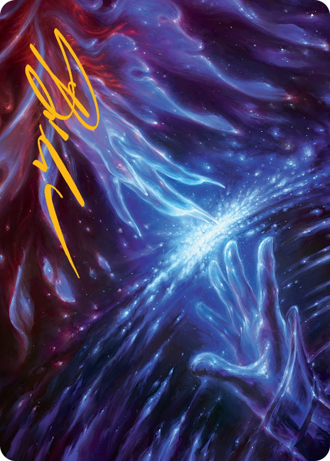 Carte d'art à message transcendant (signature estampillée or) [Série d'art de la Marche de la Machine] 