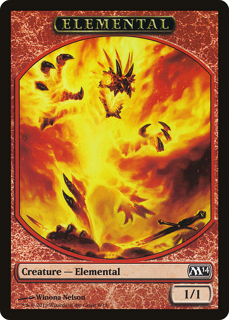 Elemental Token (8) (M14-008) - Magic 2014 Tokens