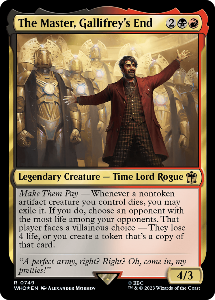 Le Maître, Gallifrey's End (Surge Foil) [Doctor Who] 