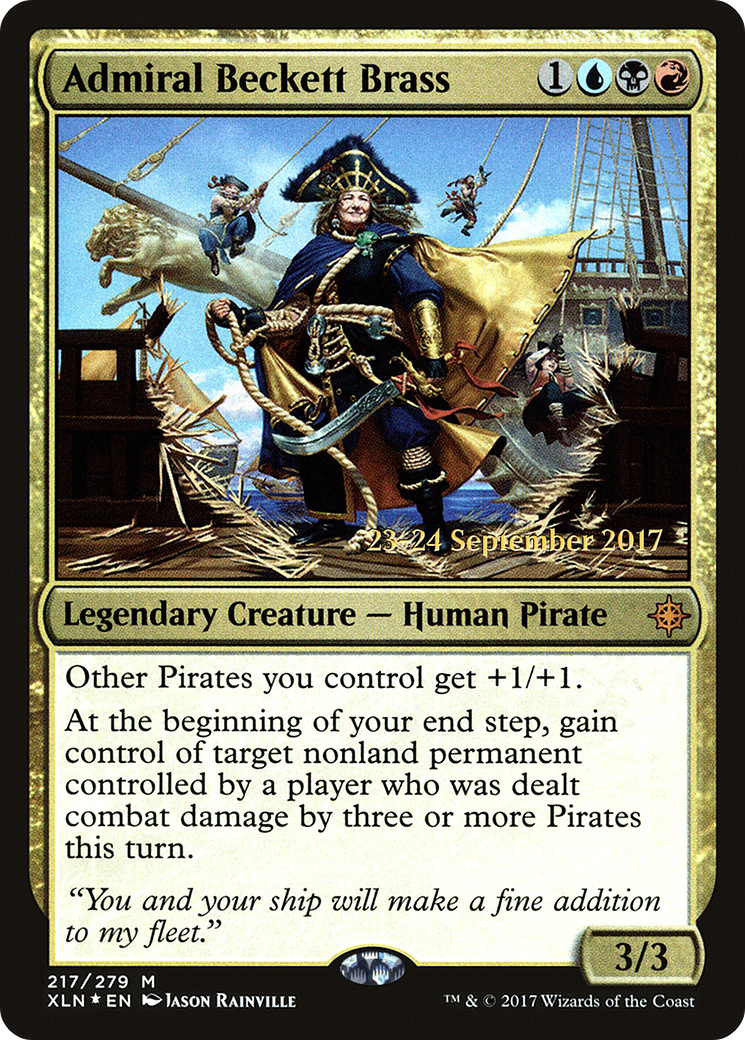 Admiral Beckett Brass (PRE-217) - Ixalan Promos Foil