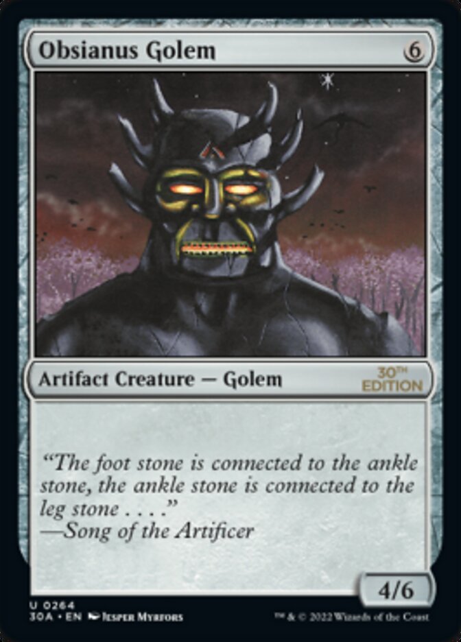 Obsianus Golem [Édition 30e anniversaire] 