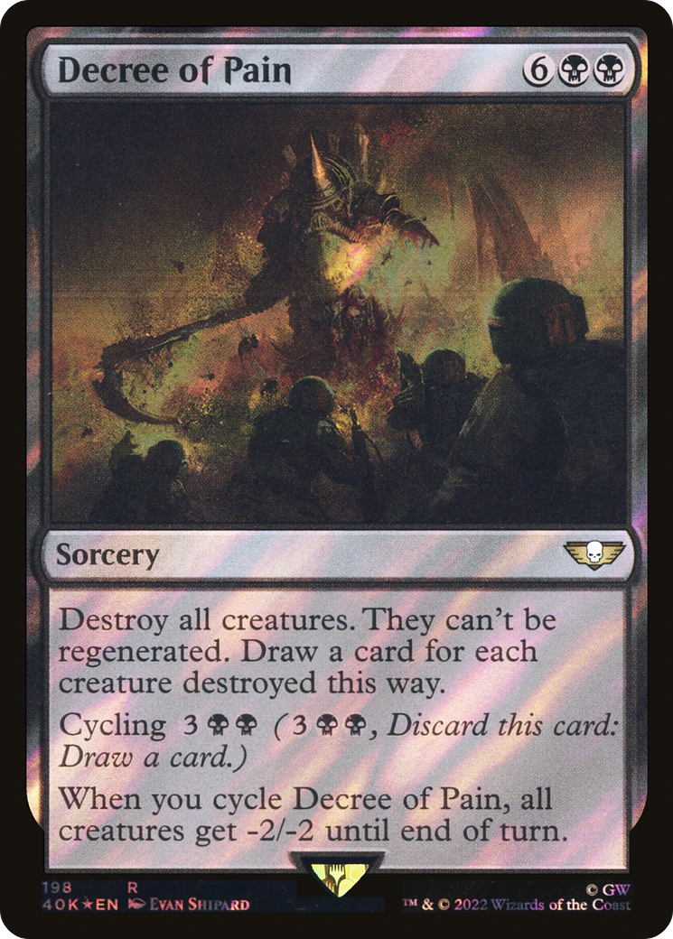 Décret de douleur (Surge Foil) [Warhammer 40,000] 
