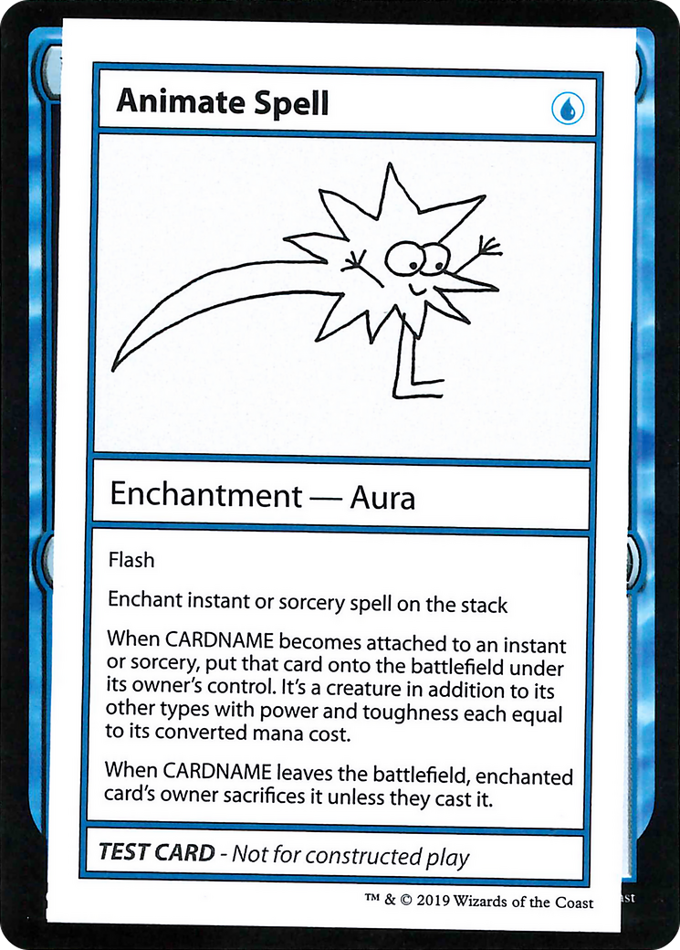 Animate Spell (CMB1-016) - Mystery Booster Playtest Cards 2021