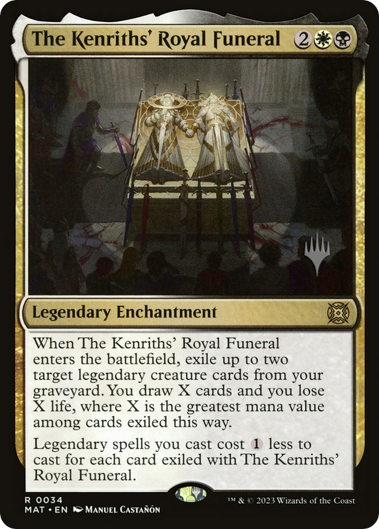 Funérailles royales des Kenrith (Pack promotionnel) [Meurtres à Karlov Manor Promos] 