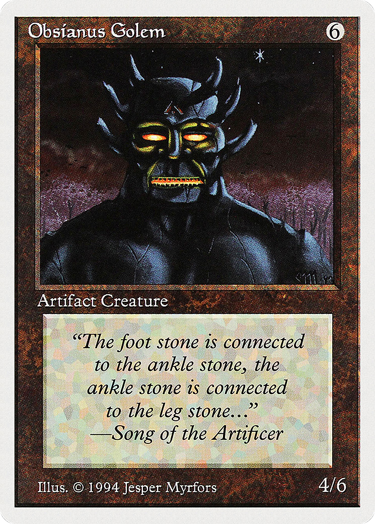 Golem d'Obsianus [Magie d'été / Edgar] 