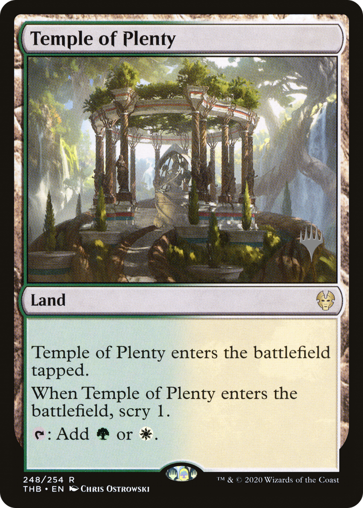 Temple de l'Abondance (Pack Promo) [Promotions Theros Beyond Death] 