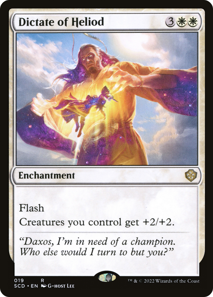 Dictate of Heliod [Starter Commander Decks] 