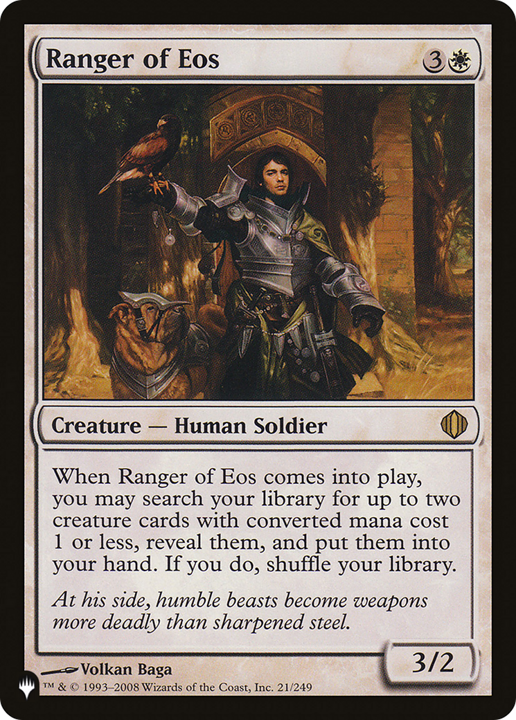 Ranger d'Eos [La liste] 