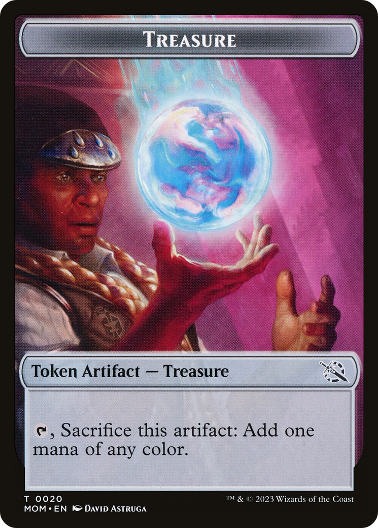 Trésor (20) // Jeton double face Teferi Akosa de Zhalfir Emblem [Marche des jetons de la machine] 