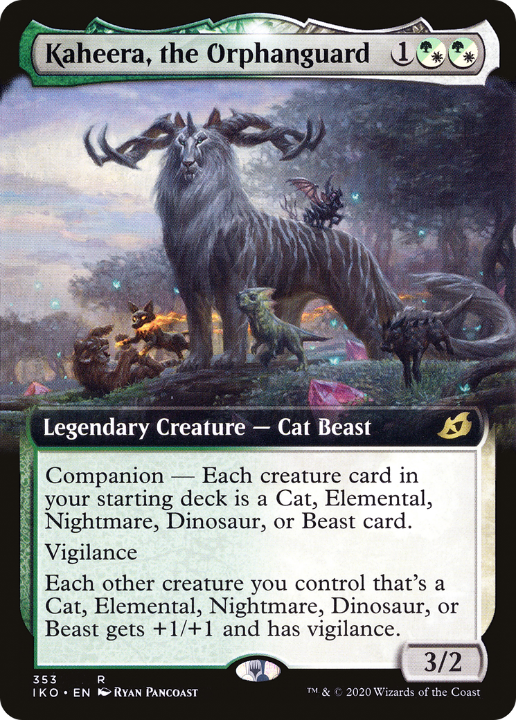 Kaheera, la garde orpheline (art étendu) [Ikoria : Lair of Behemoths] 
