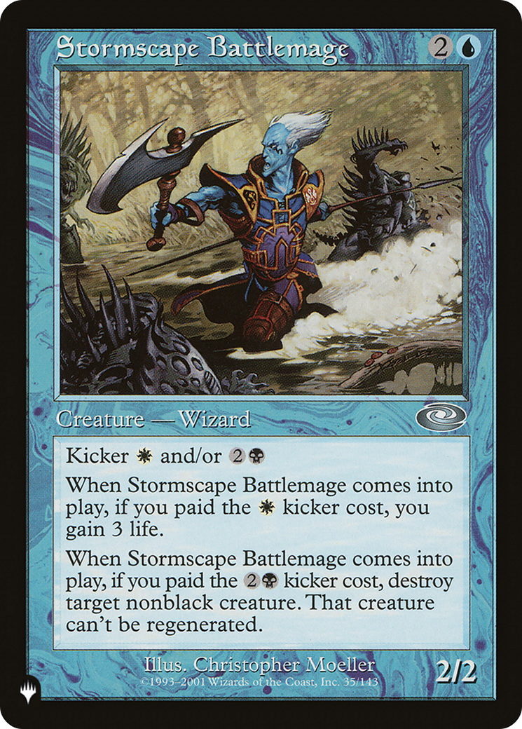 Mage de bataille de Stormscape [La liste] 