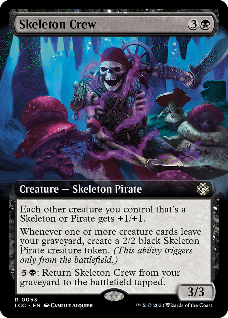Skeleton Crew (Extended Art) [Les cavernes perdues du commandant Ixalan] 