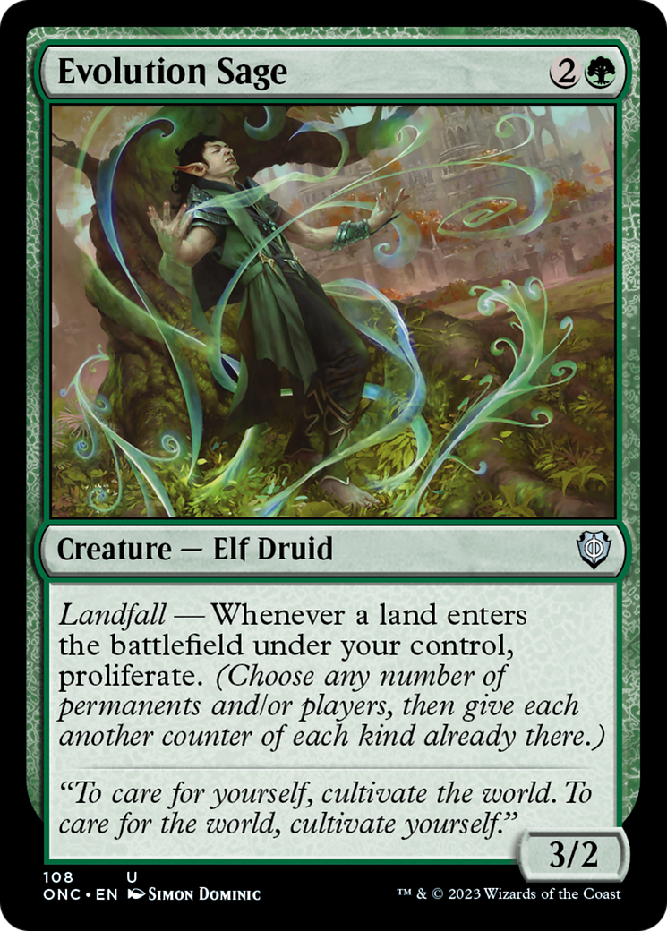 Evolution Sage [Phyrexia : Tous seront un seul commandant] 