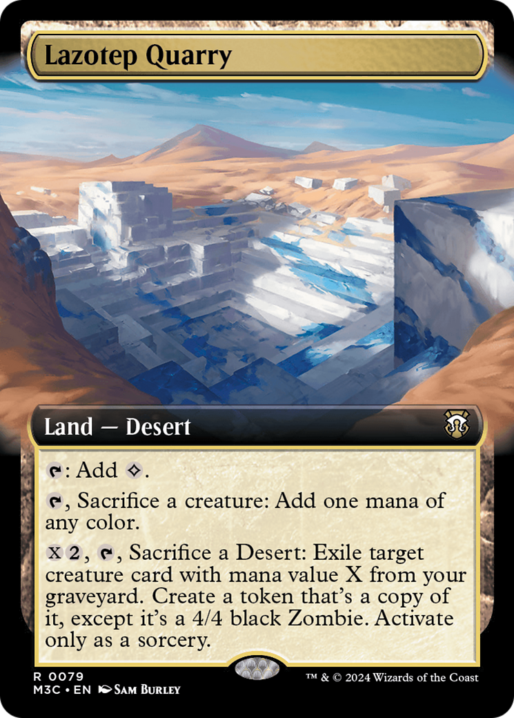 Carrière de Lazotep (Art étendu) [Modern Horizons 3 Commander] 