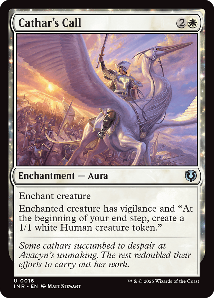 Cathar's Call (INR-016) - Innistrad Remastered: (enchantment)