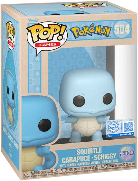 Pokemon - Funko POP! Soft Colour - Special Edition - Squirtle