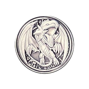 Yugioh - YCS Pre-Register "Blue-Eyes White Dragon" Coin (Silver)