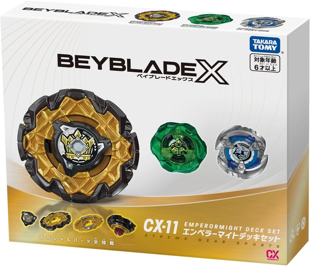 Beyblade X - Beyblade X CX-11 Emperor Might Deck Set
