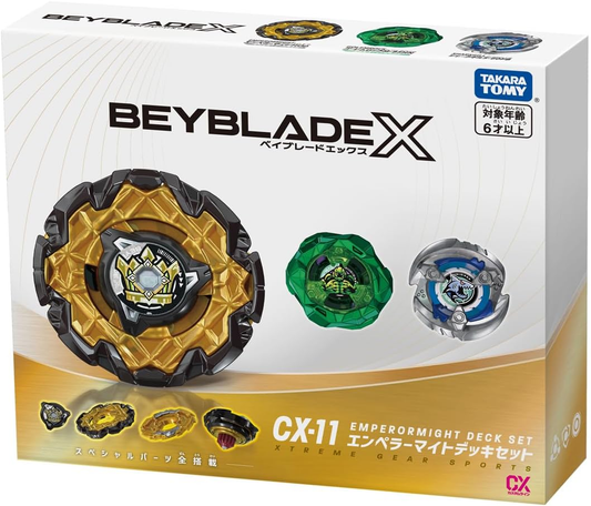 Beyblade X - Beyblade X CX-11 Emperor Might Deck Set