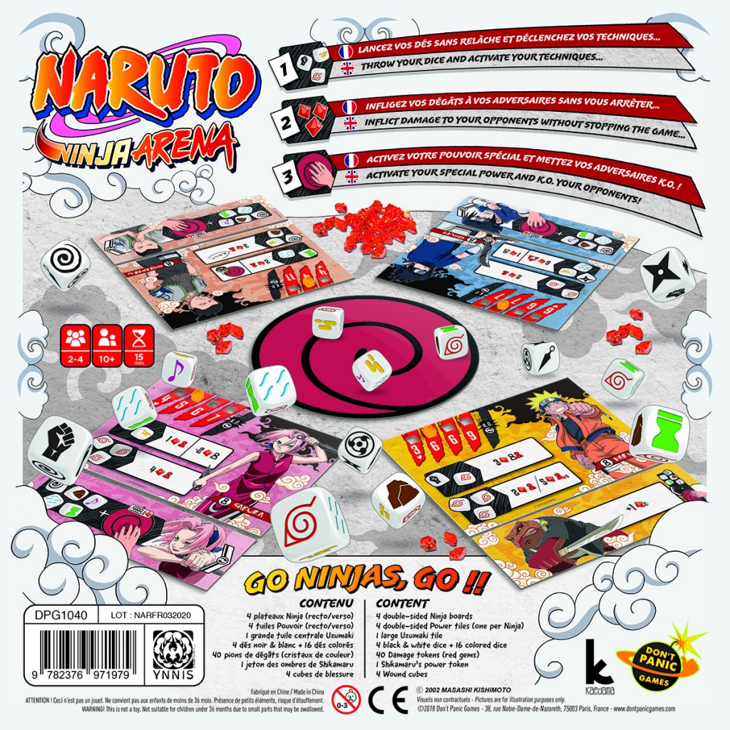 Naruto: Ninja Arena Board Game